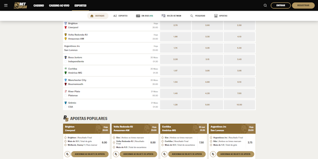 Apostas bets